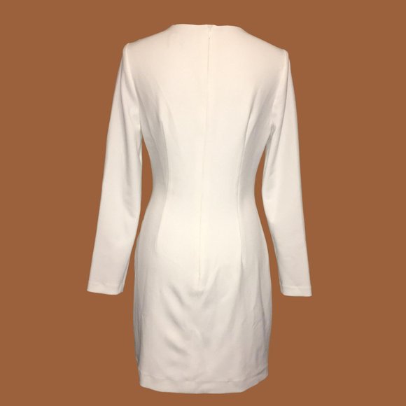 ONE33 SOCIAL Twist Fringe Ivory Dress - Picture 4 of 6
